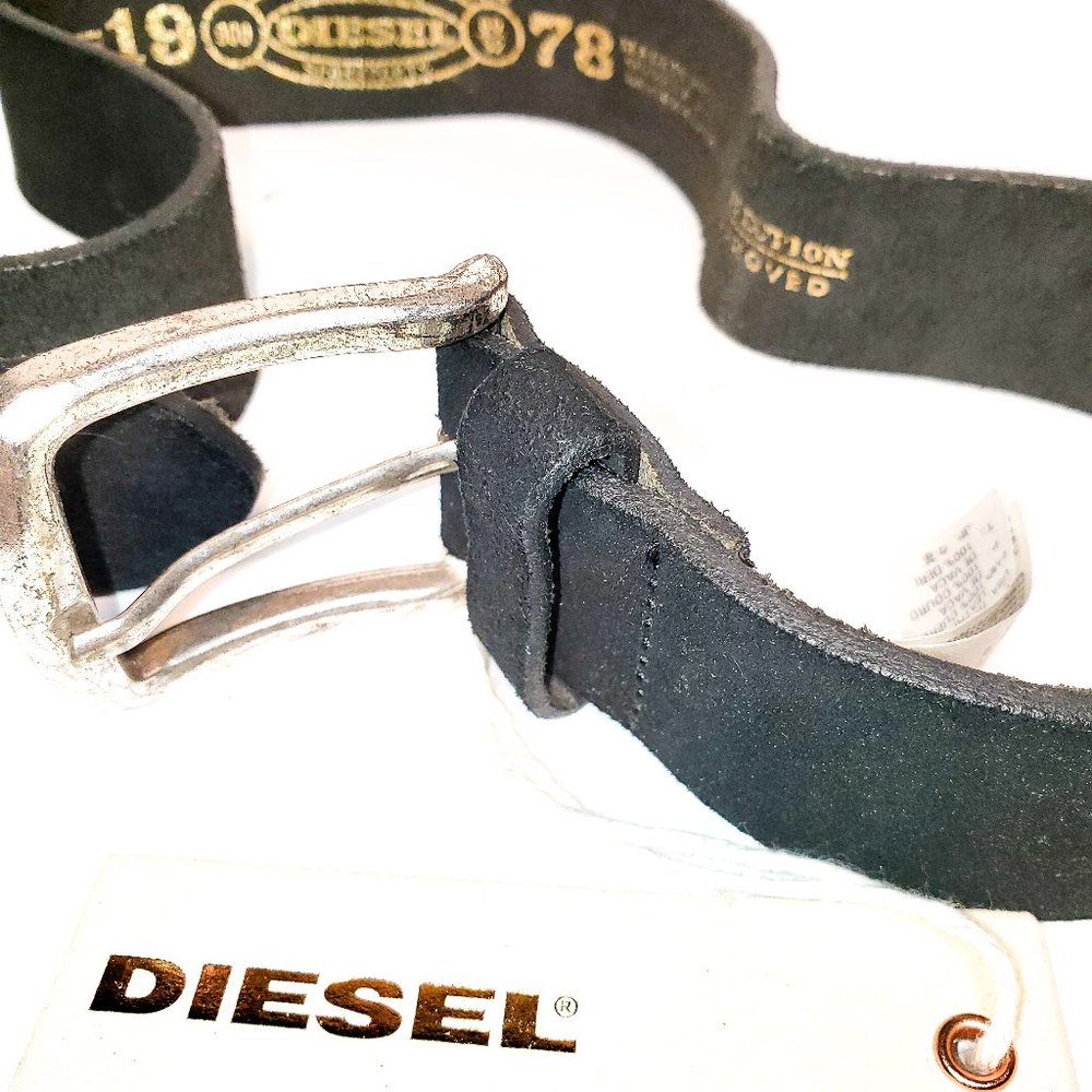 Diesel leather belt.